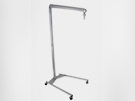 Wheeled stand and wall support